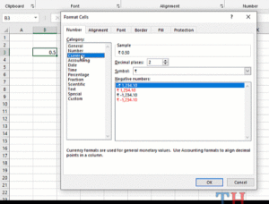 Cell Formatting