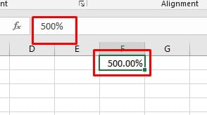 Percentage Formatting in Excel