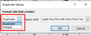 Rule for finding Duplicate using conditional formatting