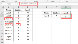 COUNTIFS Function