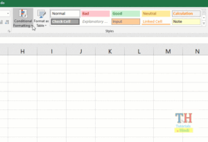 Conditional Formatting Excel