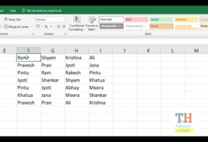 Find Triplicate Value in Excel