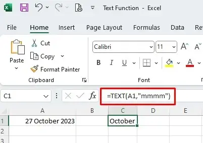 Excel Text Functions