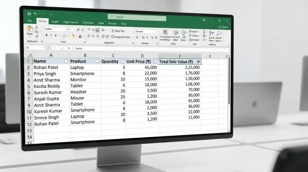 Excel Option Button se Data Sort kaise kare